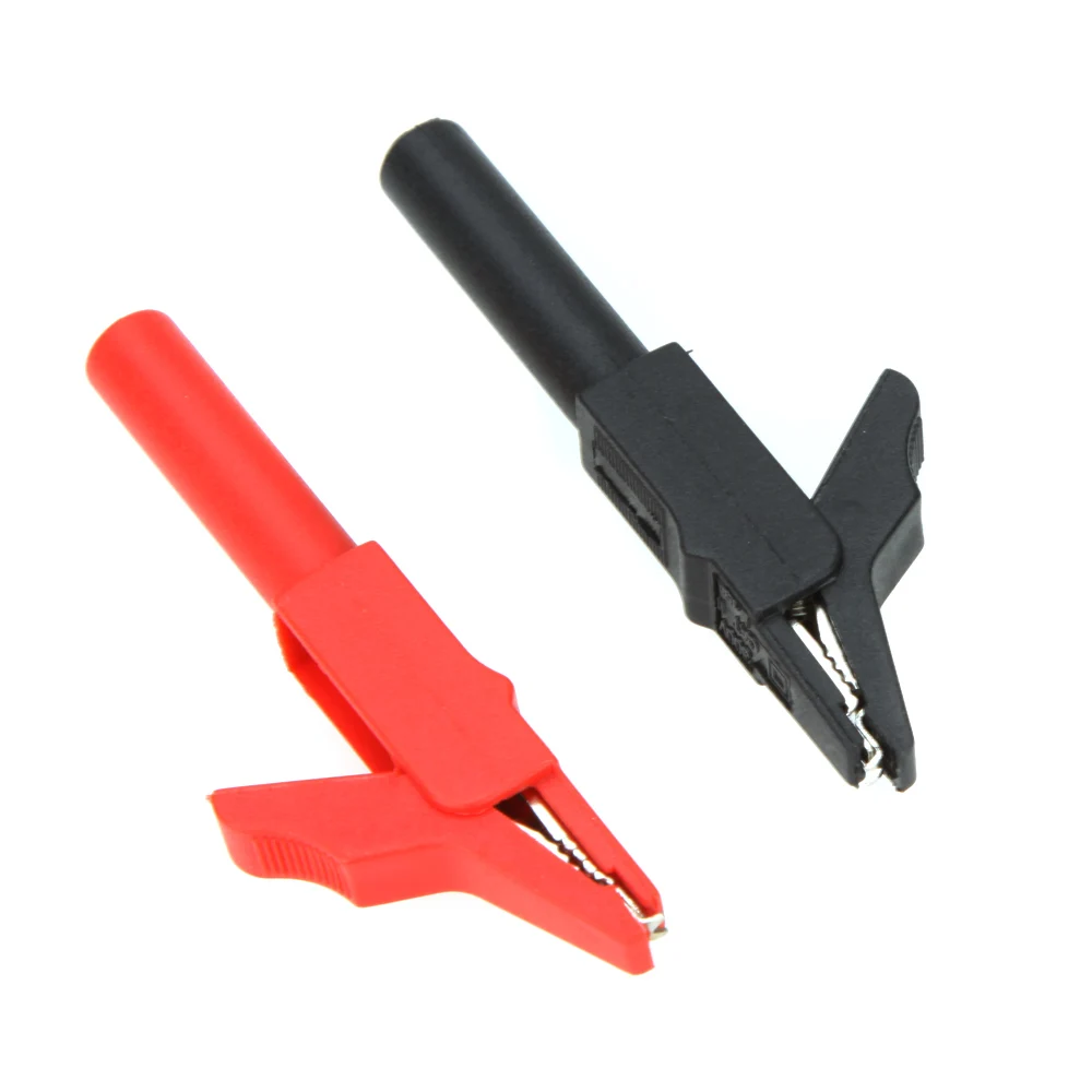 1 pair C27258 Multifunctional Alligator Clip Insulator Full Protective Crocodile clip for Multimeters font b Electronic