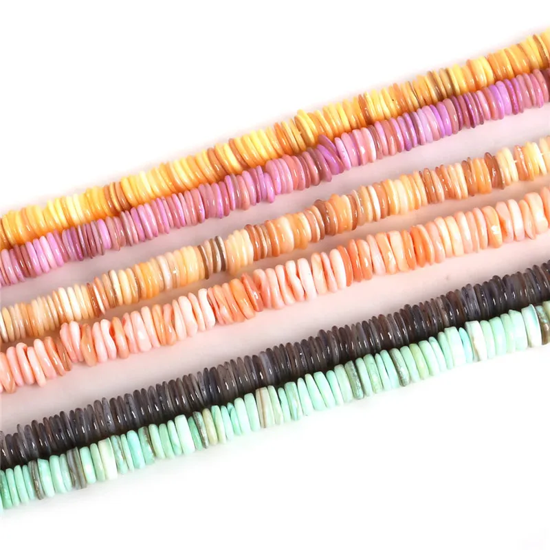 9mm Approx 39cm/Str Natural Stone Beads Sea Shell Beads Chip Beads For Jewelry Making Necklaces Bracelet DIY Jewelry Findings