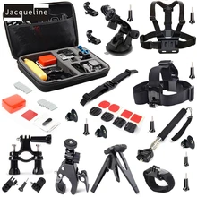 JACQUELINE for Travel Accessories Kit Outdoor Sport Mount Case for GoPro Hero 5 Hero 4 go Pro Hero 3+ 2 SJCAM H9 Case bag