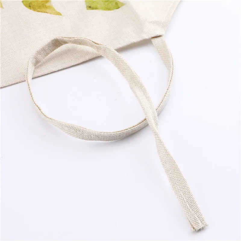 1Pcs Fruit Pattern Kitchen Apron for Woman Sleeveless Cotton Linen Aprons Home Cooking Baking Bibs Cleaning Tools 53*65cm PM0002