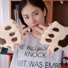 Детские Зимние перчатки для женщин, теплые вязаные перчатки с клавиатурой, длинные перчатки без пальцев, варежки, дропшиппинг, детские перчатки