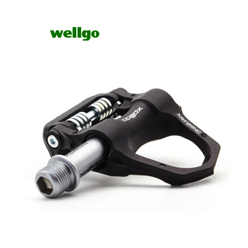 

Wellgo XRF08CT Competition Road Bike Carbon Fiber Lock Pedal Triathlon Ultra-light 170G High-end Bicycle Pedal Accessorie