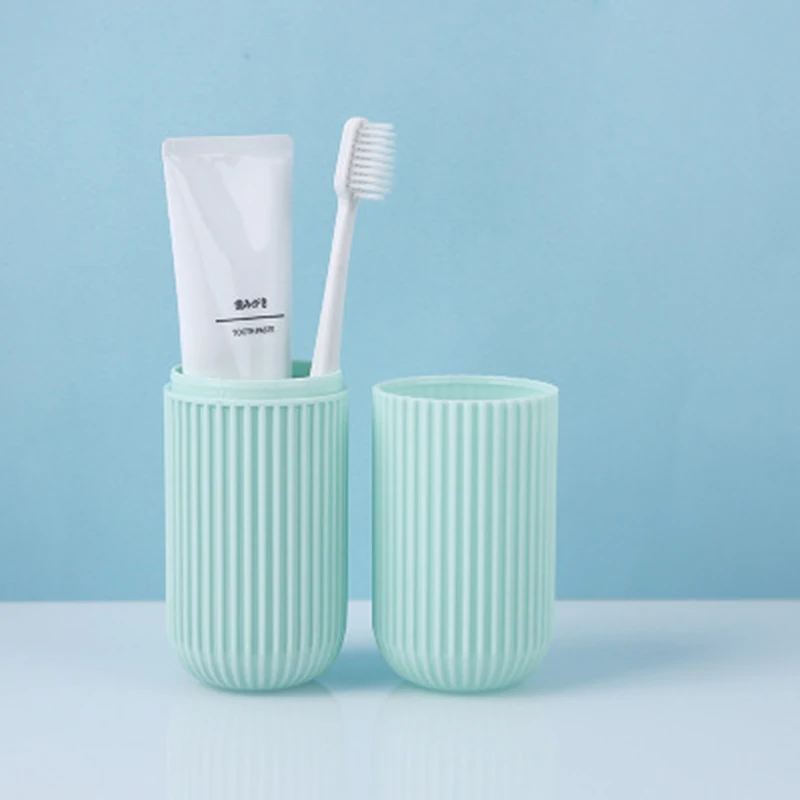 1pc Portable Travel Toothpaste Toothbrush Holder Cap Case Household Storage Cup