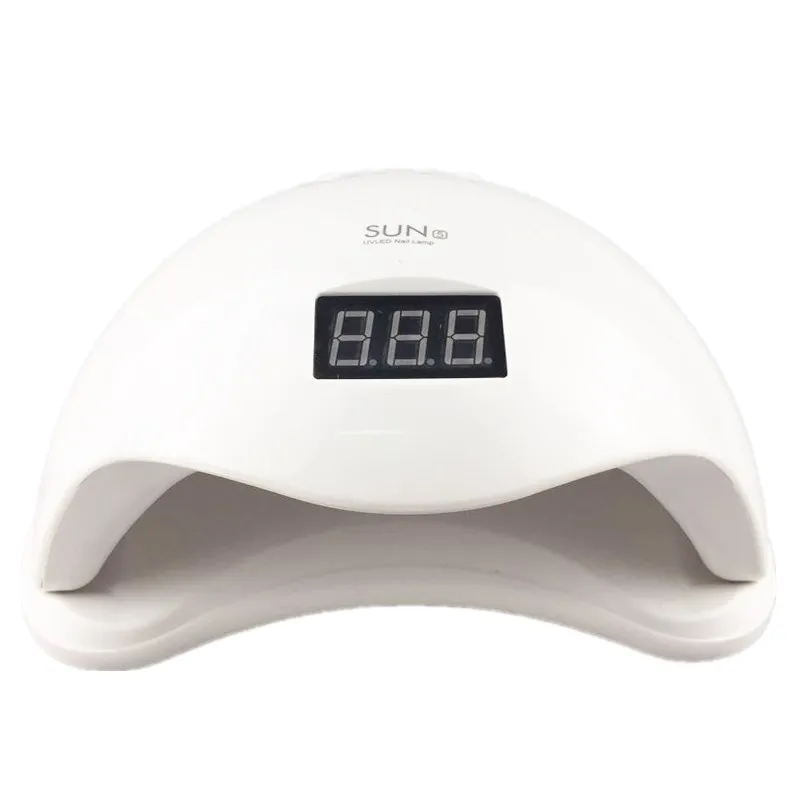 SUN5 Plus 48W Dual UV LED Nail Lamp Nail Dryer Gel Polish Curing Light with Bottom 30s/60s Timer LCD display