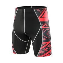 Модные мужские шорты с принтом, большие велосипедные гетры для фитнеса, спорта, бега, йоги, атлетических тренировок, тренажерного зала, Прямая поставка#0419