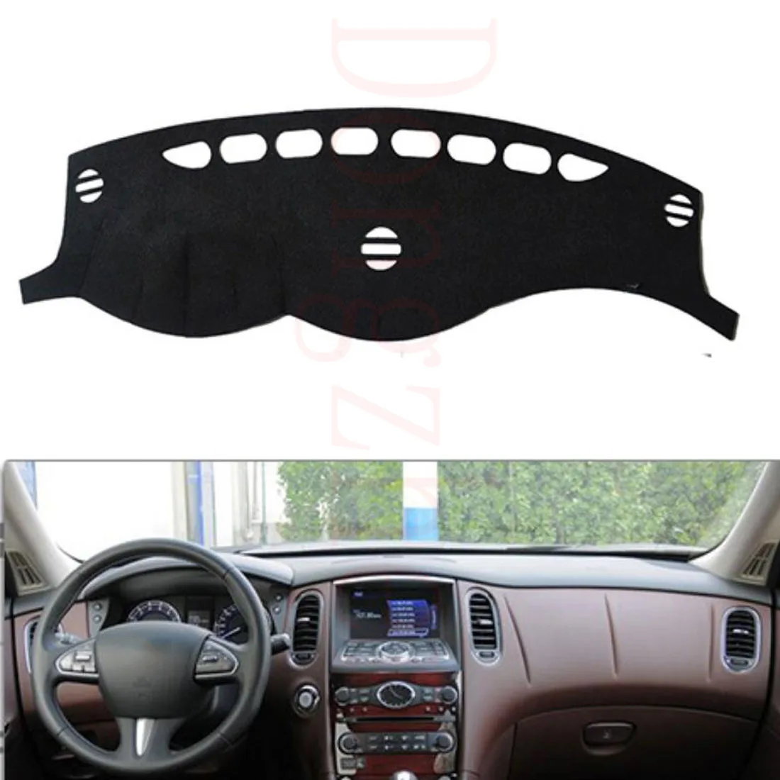 Dongzhen Fit For Infiniti EQ QX50 Car Dashboard Cover Avoid Light Pad