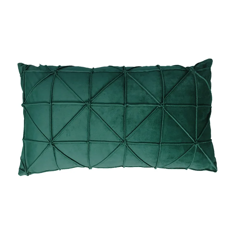 Cilected сплошной цвет скандинавские односторонние решетки декоративная подушка прямоугольная стильная подушка для дивана крышка Защитная, крышка постельные принадлежности - Цвет: PC032-7