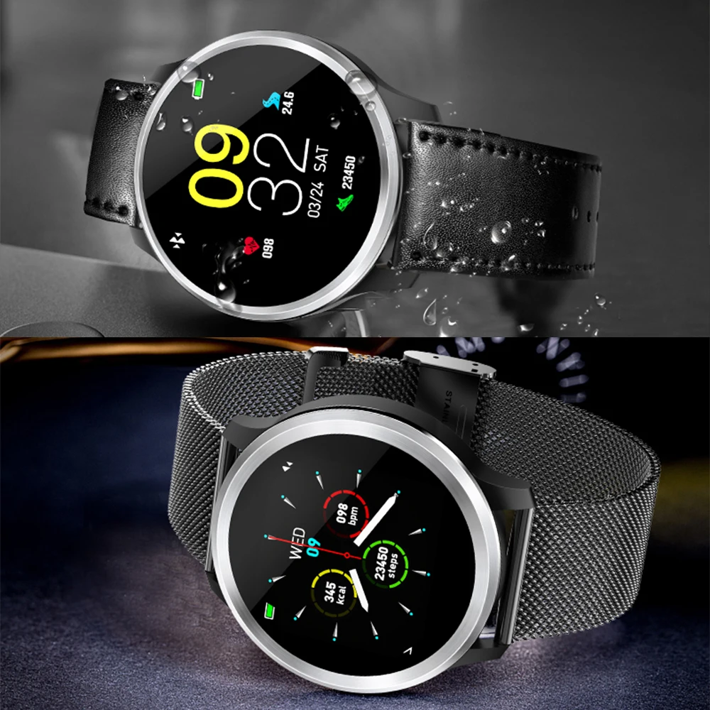 Умные часы ECG PPG умная повязка для фитнеса Пульс кровяное давление IP68
