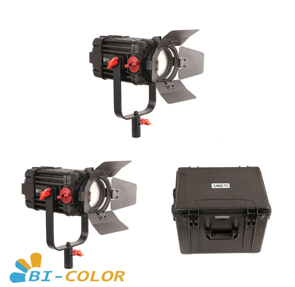 

2 Pcs CAME-TV Boltzen 100w Fresnel Focusable LED Bi-Color Kit