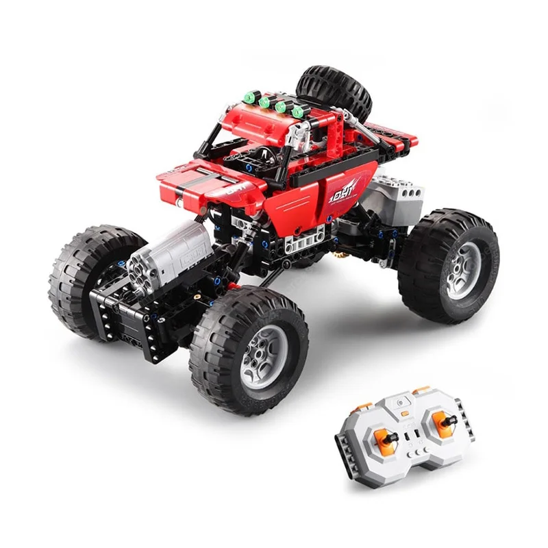 

2.4Ghz RC Car Off-Road Racing motor power function fit Legoing Technic city Building Blocks bricks Boys kids Birthday Gifts Toys