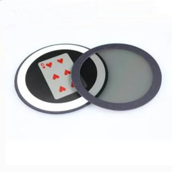 

Free shipping 5pcs amazing mirror playing cards prophecy magic tricks magic props