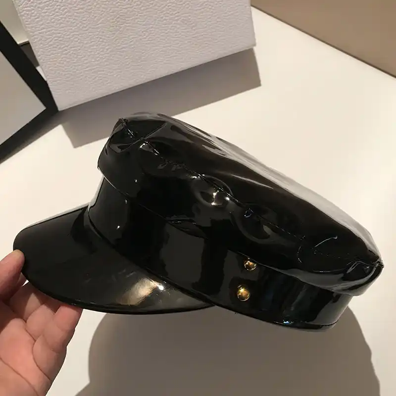 hat attack leather baseball cap