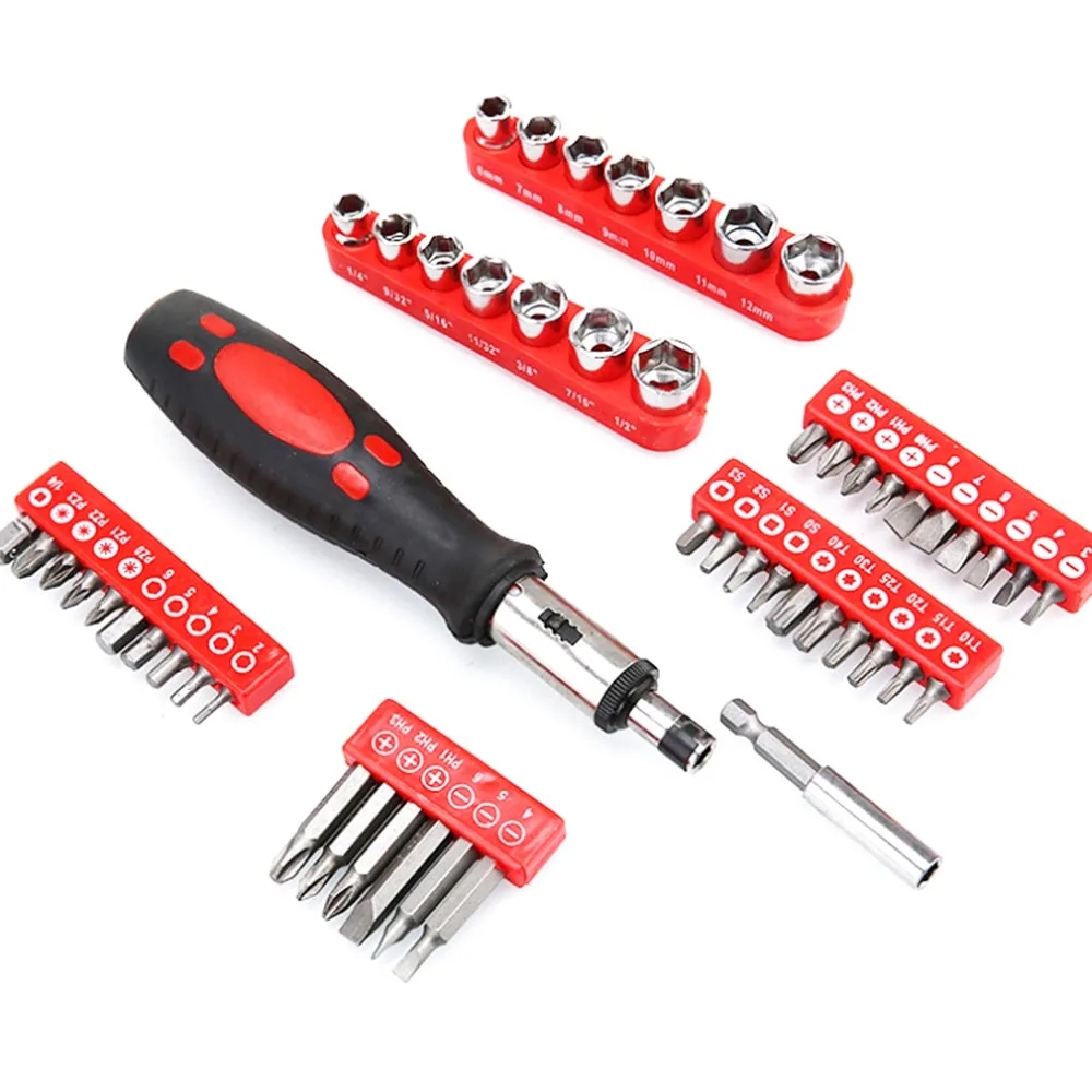 

51 In 1 Multi-function Screwdriver Set Ratchet Torx Screwdriver Bit Holder DIY Screw Driver Tools