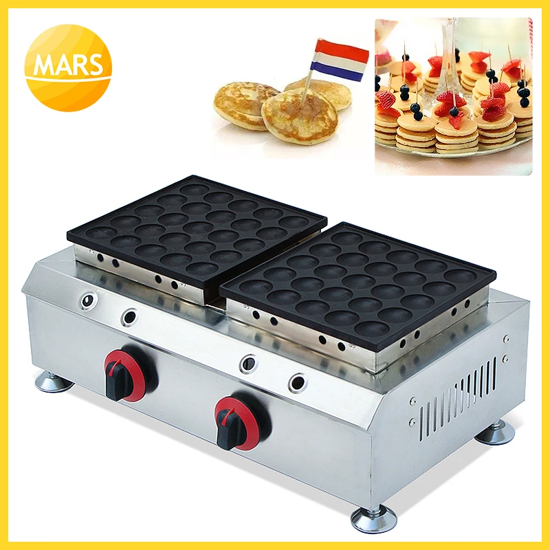 50 holes Dutch Mini Pancakes Commercial Use Non stick LPG Gas