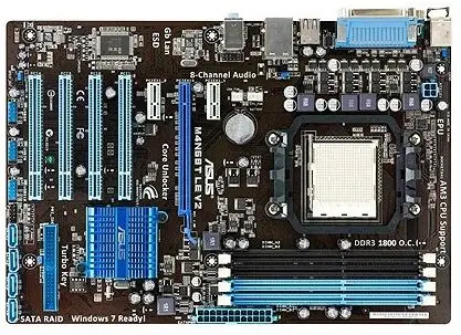 Original Used Asus M4N68T V2 Desktop Motherboard 630A Socket AM3 For AMD Phenom II Athlon II Sempron 100 DDR3 16G ATX Mainboard
