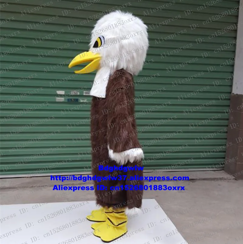 Коричневый белый длинный меховой костюм сокола-ястреба Tercel Tiercel Vulture Bald Eagle Vulture маскарадный костюм персонаж выставки вечерние zx743