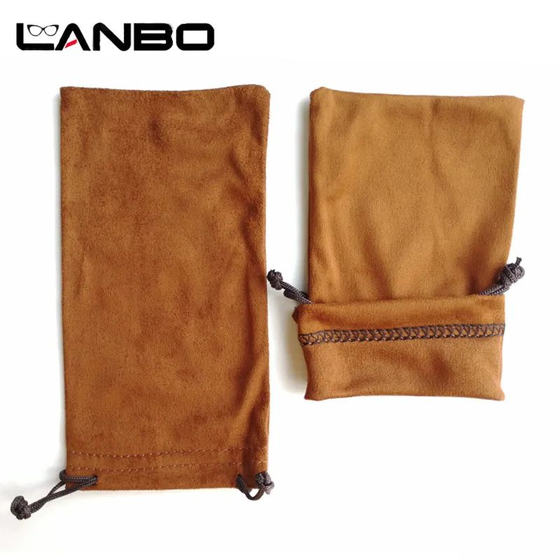 LANBO 50 шт. 18*9,5 см сумка футляр для очков мягкий очки Charpie мешок ткани оптом солнцезащитные очки Дело Золото Цвет S27