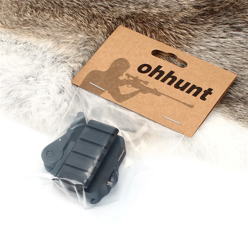 Ohhunt Quick Release AR-15 M16 Red Dot Riser Mount Adapter металлическое компактное Крепление подходит для охотничьего лазерного прицела 20 мм Пикатинни