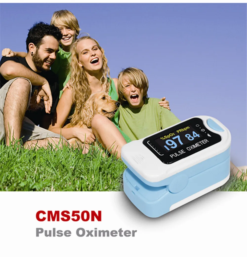 Пульсоксиметр CE CONTEC CMS50N/50NA кислород в крови из пальца насыщения SpO2 PR монитор OLED