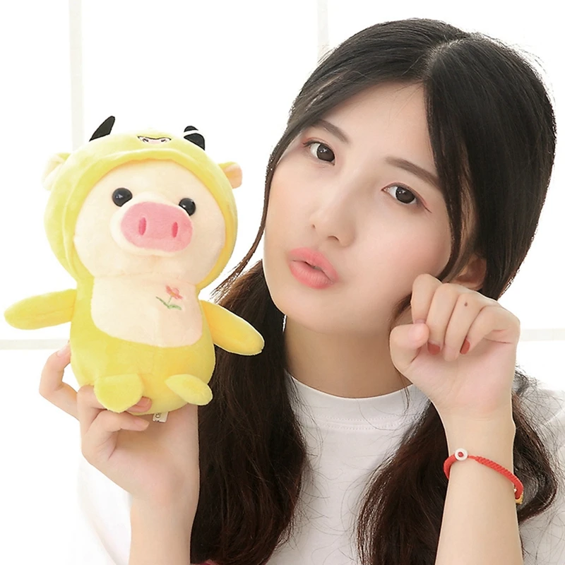 1 шт. 23 см Kawaii переодевание крестиков свинка плюшевая подвеска мягкая Подвеска со