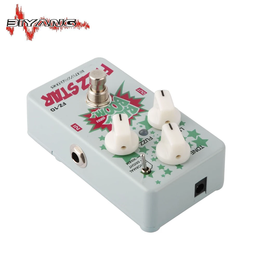 Biyang baby boom FZ-10 педаль эффектов для электрогитары три Модели Fuzz Star Distortion True Bypass Музыкальные инструменты 250 D