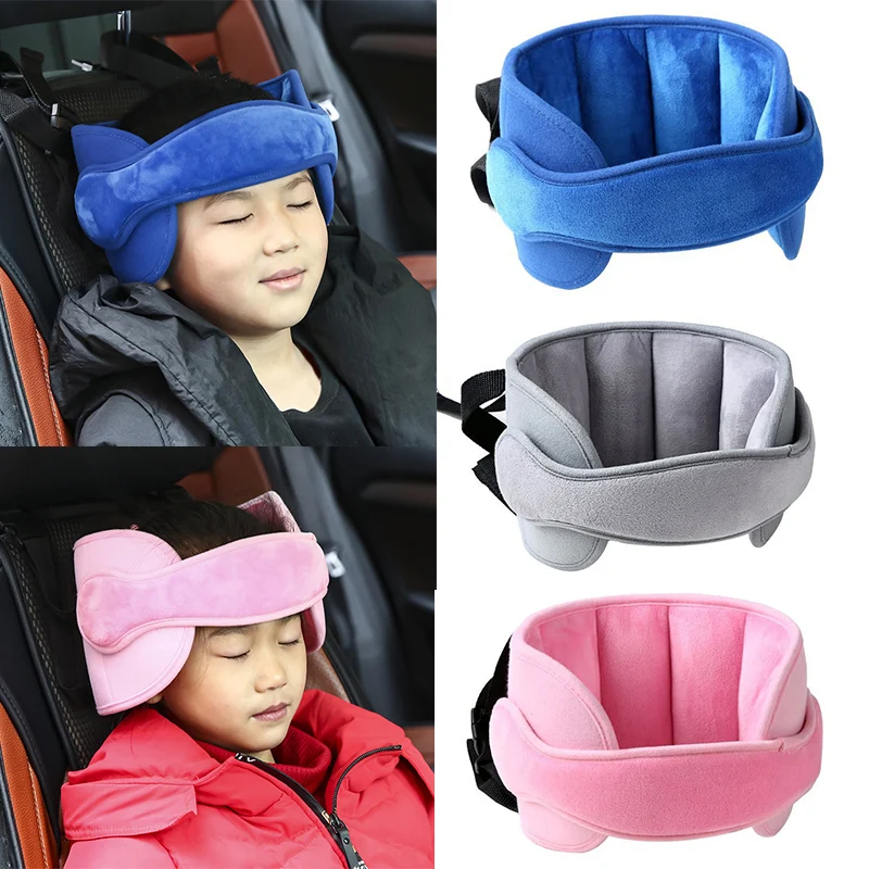 

Children Car Seat Belt Head Support Comfortable Safe Sleep Solution Pillows Protector Unisex Neck Travel Stroller Soft Caushion