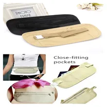 Тканевые поясные сумки, Дорожный Чехол, скрытый кошелек, для паспорта, денег, поясная сумка, тонкая, секретная, безопасная, полезные дорожные сумки, нагрудные сумки