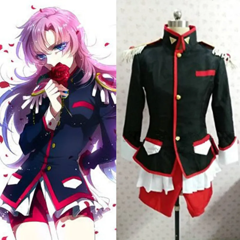 

Revolutionary Girl Utena Cosplay Utena Tenjou black uniform clothes Costume any size