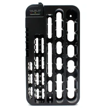 Стиль 72 батарея чехол для тестера коробка для хранения батарея Caddy хранения пластиковый держатель стойка для слотов Органайзер съемный тестер для AAA