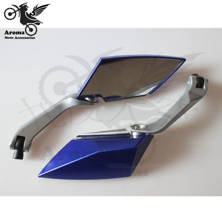Зеркало из углеродного волокна для yamaha honda suzuki 10 мм 8 мм винтовое мотоциклетное зеркало заднего вида универсальные аксессуары мотоциклетные зеркала