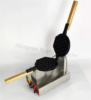 Price Electric Egg Waffle Machine Bubble Waffle Baker 110V 220V With Timer Temperature Controller Stainless Steel