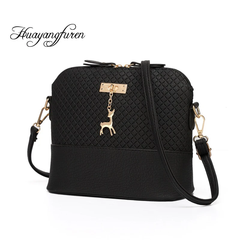 HOT SALE!2017 Women Messenger Bags Fashion Mini Bag With Deer Toy Shell Shape Bag Women Shoulder