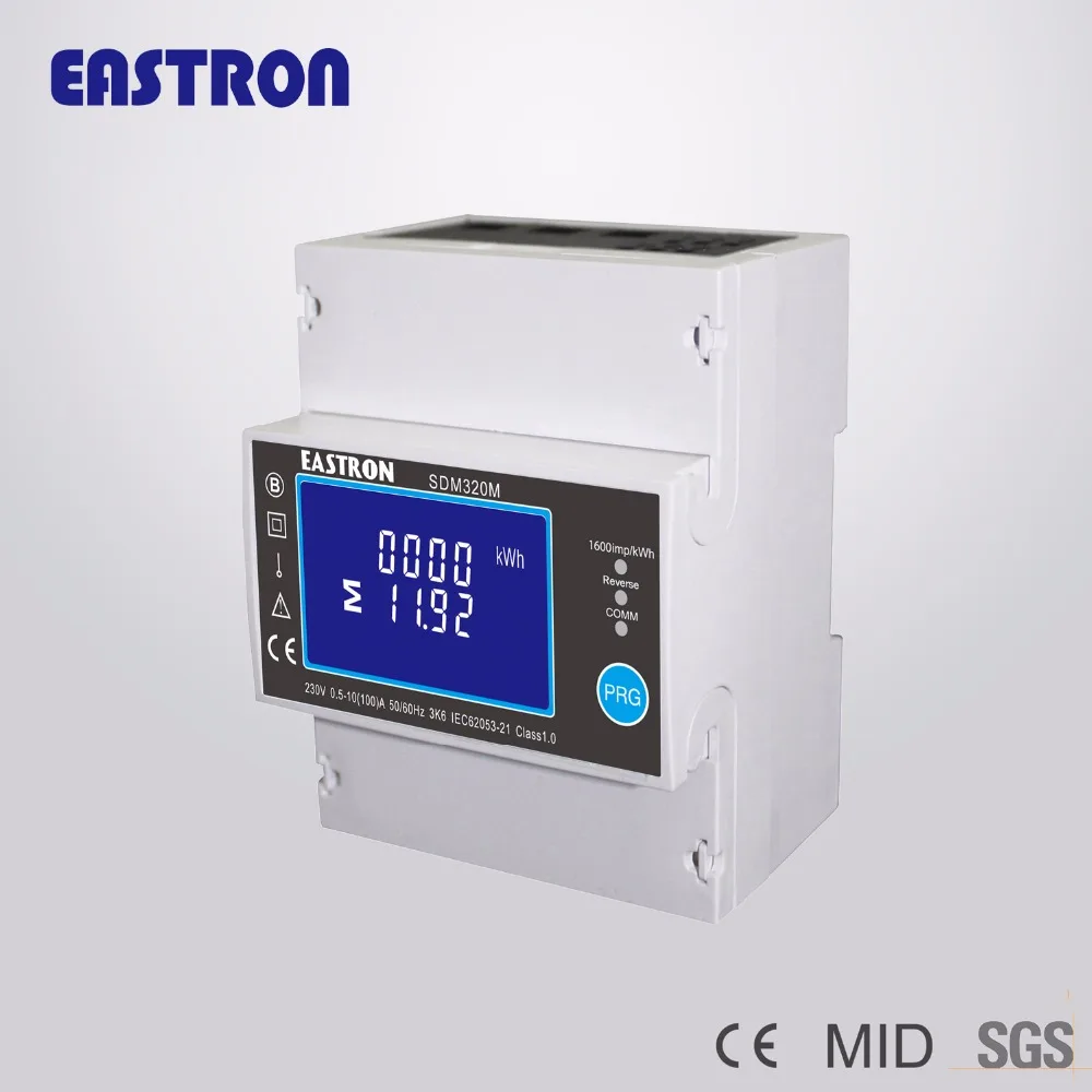 SDM320-MT Multi тарифов многофункциональный Однофазный двухпроводную на Din-рейку