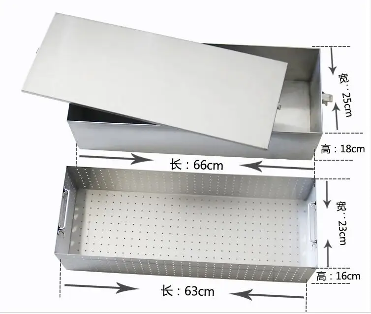 Стерилизационные поддоны из алюминиевого сплава косметические хирургические инструменты коробка для дезинфекции офтальмологических инструментов