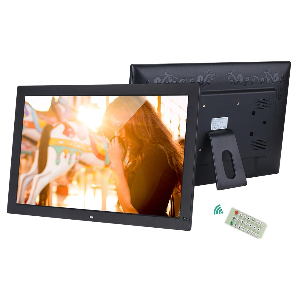 

18.5" Digital Photo Frame 1366*768 High Resolution LED Digital Album Remote Control Motion Detection Sensor Digital Photo Frame