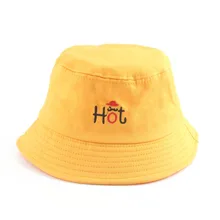 Летняя желтая шляпа Панама ведро головные уборы для мужчин и женщин сплошной цвет путешествия Защита от Солнца кепки хип хоп chapeu ведро шляпа для рыбалки