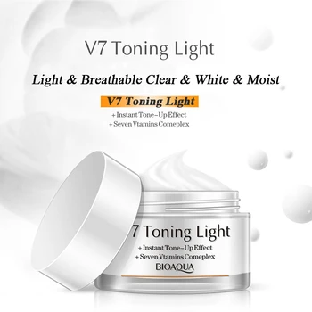 

50ml V7 Vitamins Whitening Cream Effective Repair Rough Skin Smooth Face Care for Facial Ageless Moisturizing Day Cream TSLM2