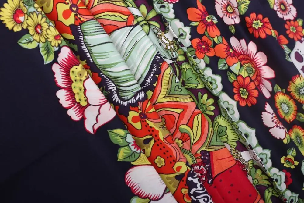 Najtaniej Ubrania vintage DIY instrukcja szkielet kobieta czystej bawełny nadruk patchworkowy tkanina bawełniana tissus (1 metr)