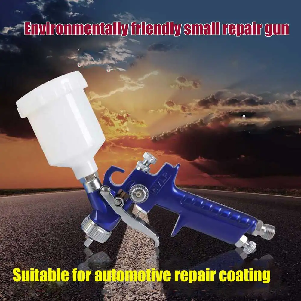 

Mini HVLP Air Paint Spray Guns Tool Car Detail Sprayer Gravity Repairing Kit MDJ998