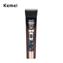 2500 мАч литиевая батарея перезаряжаемая машинка для стрижки волос лезвие из углеродистой стали триммер для волос с ЖК-дисплеем Быстрая Зарядка Электрический резак 4243