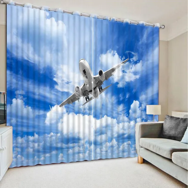 cool window curtains blackout modern 3d curtain cool blue plane luxury window curtains blactout for living room bedroom drapes cool window curtains blackout modern 3d curtain cool blue plane luxury window curtains blactout for living room bedroom drapes