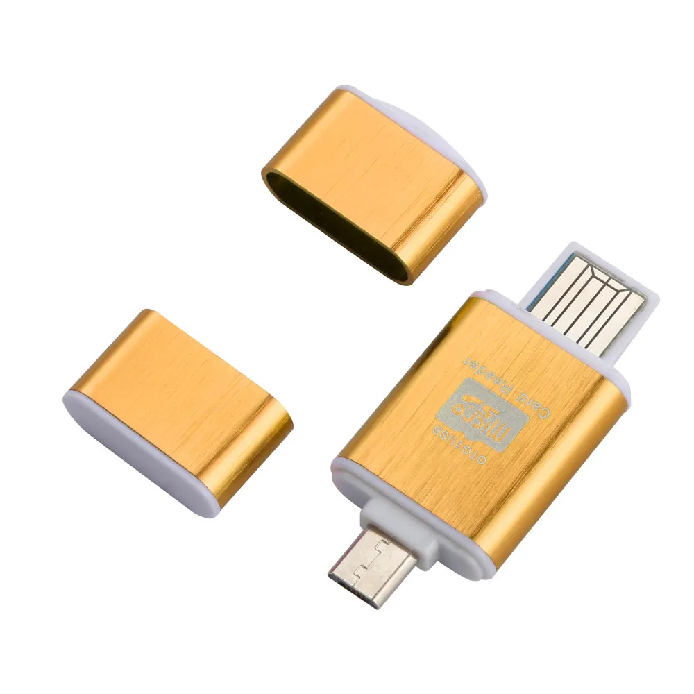 Горячая Распродажа 2в1 микро SD OTG флеш-диск USB 2,0 кард-ридер для смартфонов ПК планшет поддерживает чтение/запись большой емкости TF