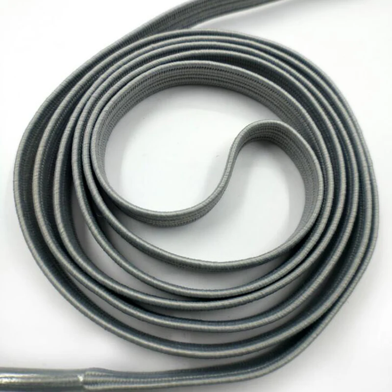 JUP 1-50 Pair Free Shipping Grey High Top Elastic Lazy Shoelaces Adult Children Locking Sneaker No Tie Shoelace Elastic Shoelace
