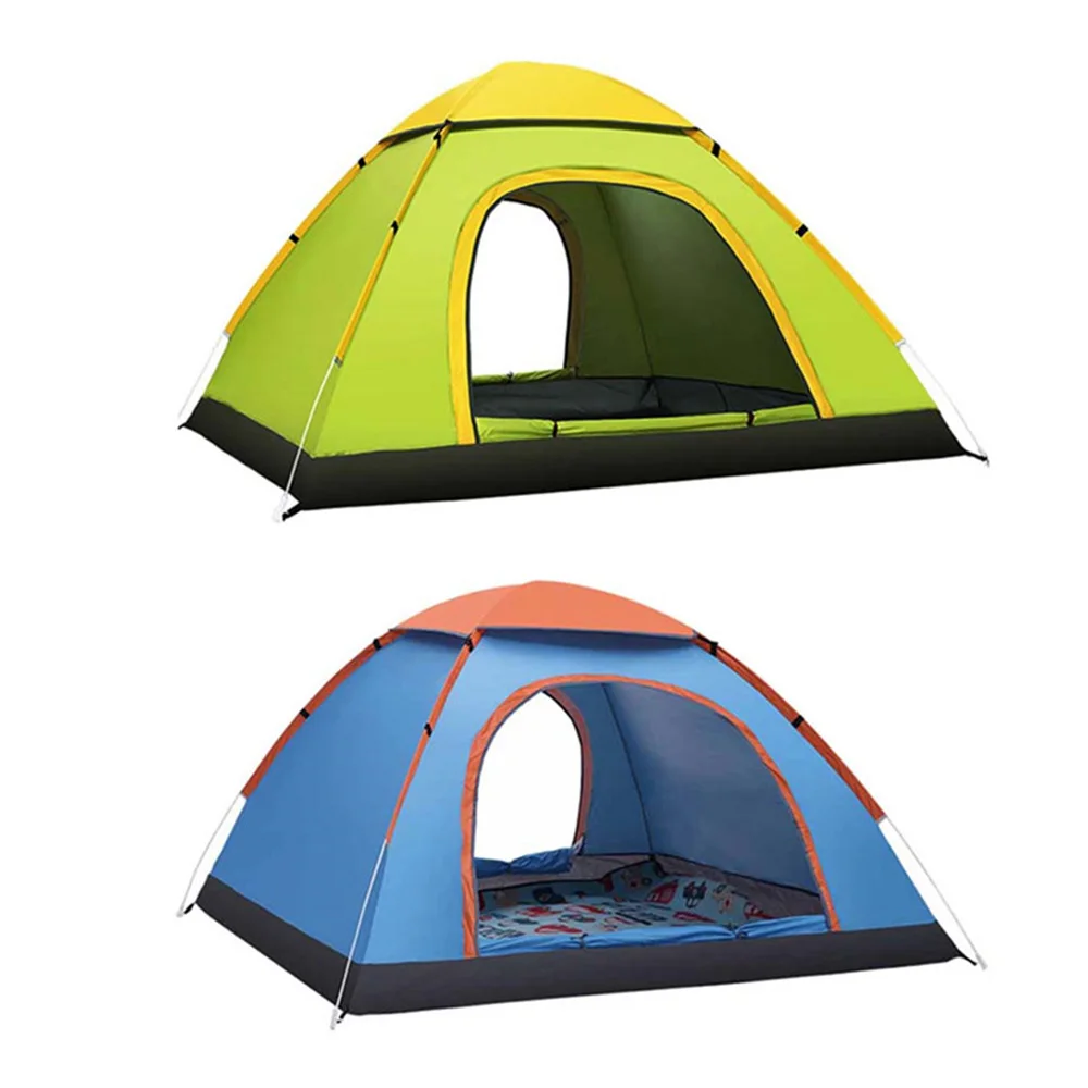 

Outdoor Portable Automatic Tent Waterproof Hiking Camping Tent Anti-UV Foldable 1-2 Person Tent