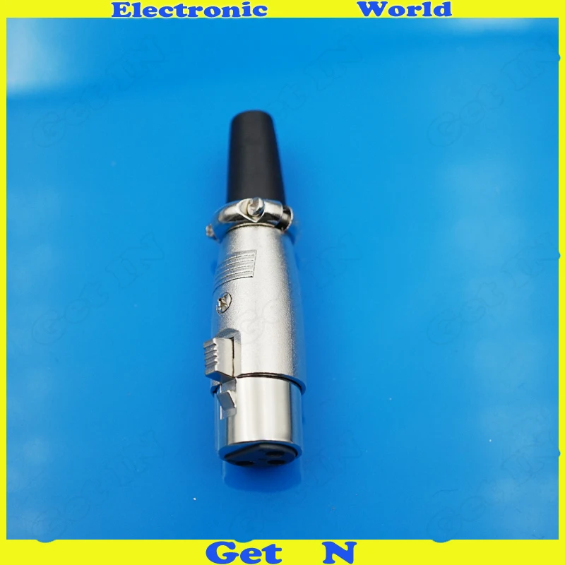 

3Pins XLR Connector Female Connector Microphone MIC Adapter