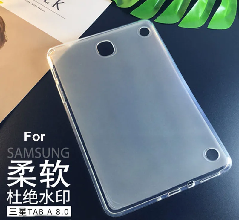 

Ultra Slim Soft Silicone TPU Protective Shell Case Cover For Samsung Galaxy Tab A 8.0 SM-T350 SM-T355 SM-P350 SM-P355 8" funda
