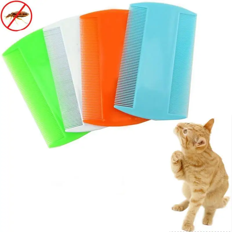 Honbay Flea Lice Combs, Double Sided, Cat Dog Pet Grooming Fine Tooth