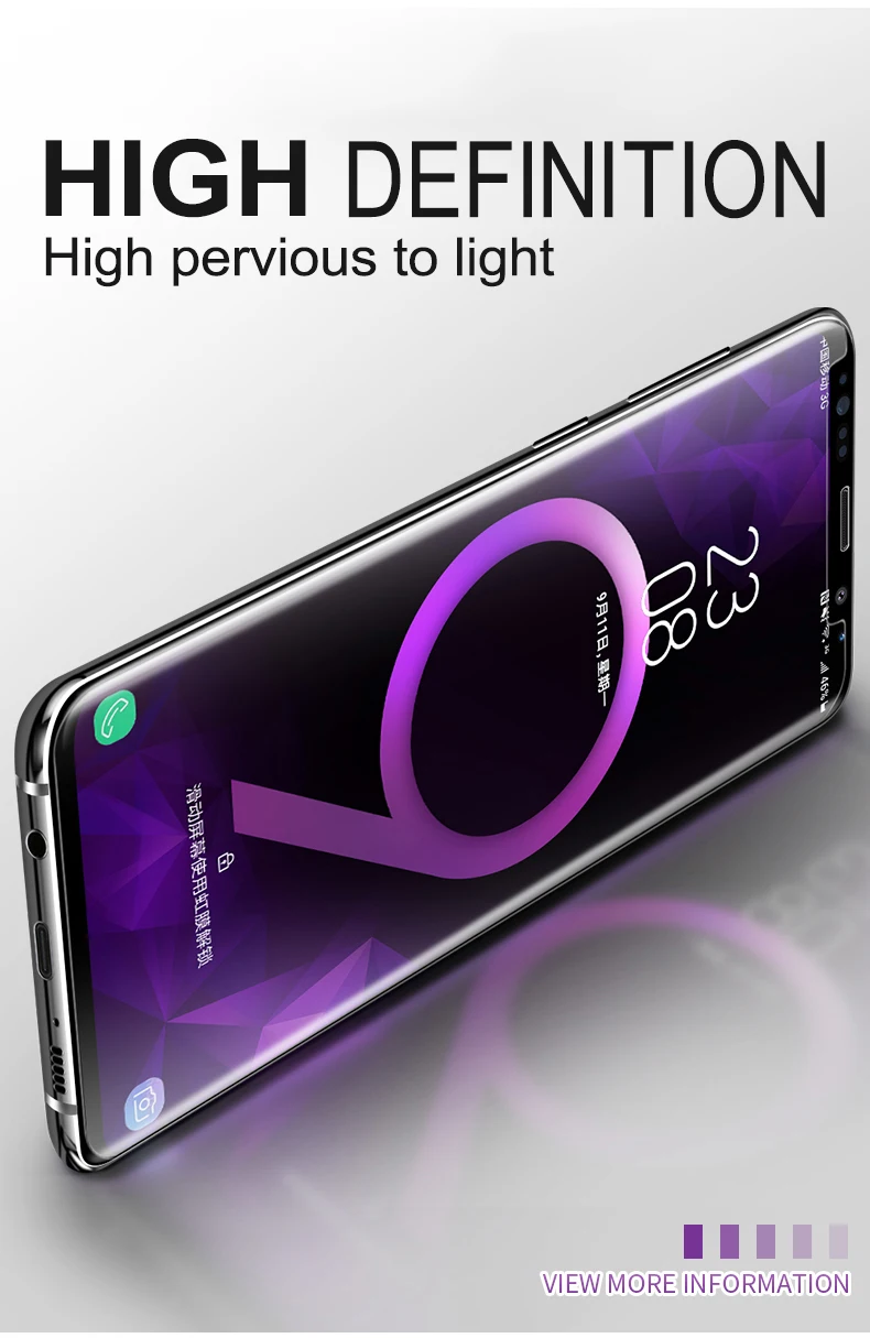 Жидкая нано-пленка для samsung S10 Note 8 9 S9 S8 Plus S7 Edge, защита экрана из закаленного стекла для Galaxy S10 Plus E