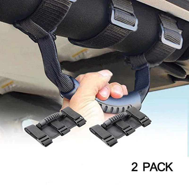 2PC Car Accessories Roll Bar Grab Handles For Jeep Wrangler Accessorise