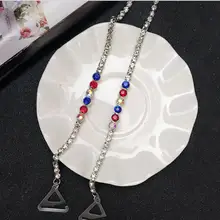 Регулируемый Невидимый наплечный ремень нижнее белье со стразами сексуальный бюстгальтер со словом воротник широкая пряжка красота задний ремень